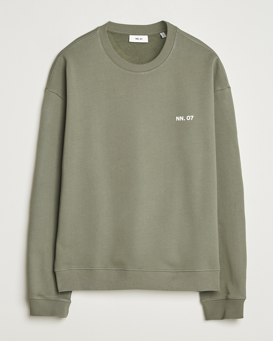 Herren | Pullover | NN07 | Dagon Crew Neck Sweatshirt Capers Green