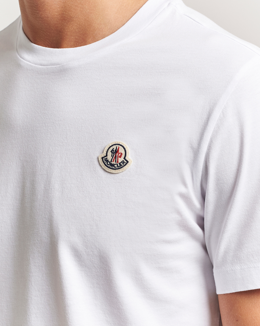 Herren | T-Shirts | Moncler | 3-Pack Logo T-Shirt White
