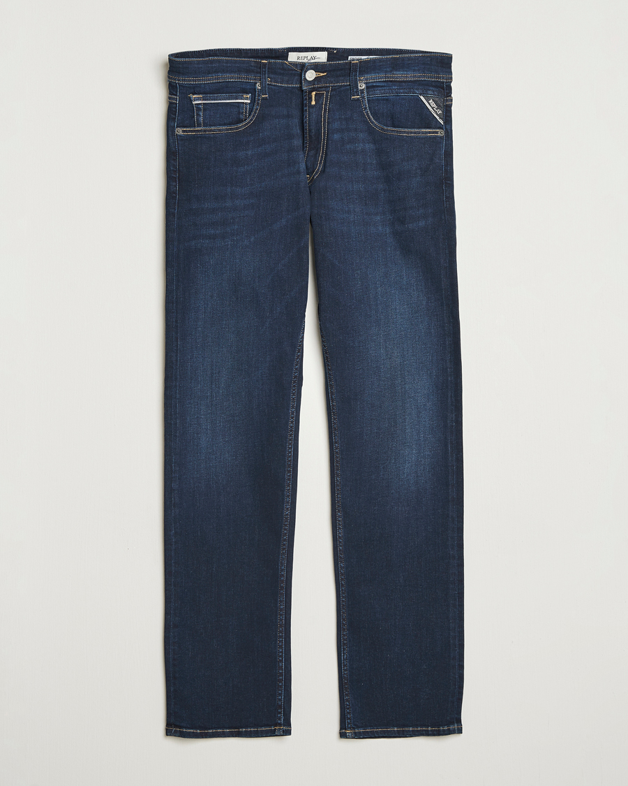 Herren | Jeans | Replay | Grover Powerstretch Jeans Dark Blue