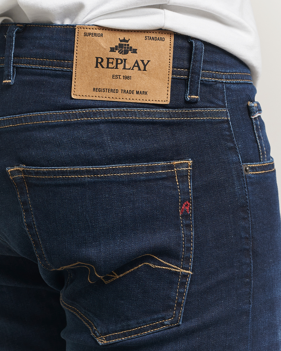 Herren | Jeans | Replay | Grover Powerstretch Jeans Dark Blue