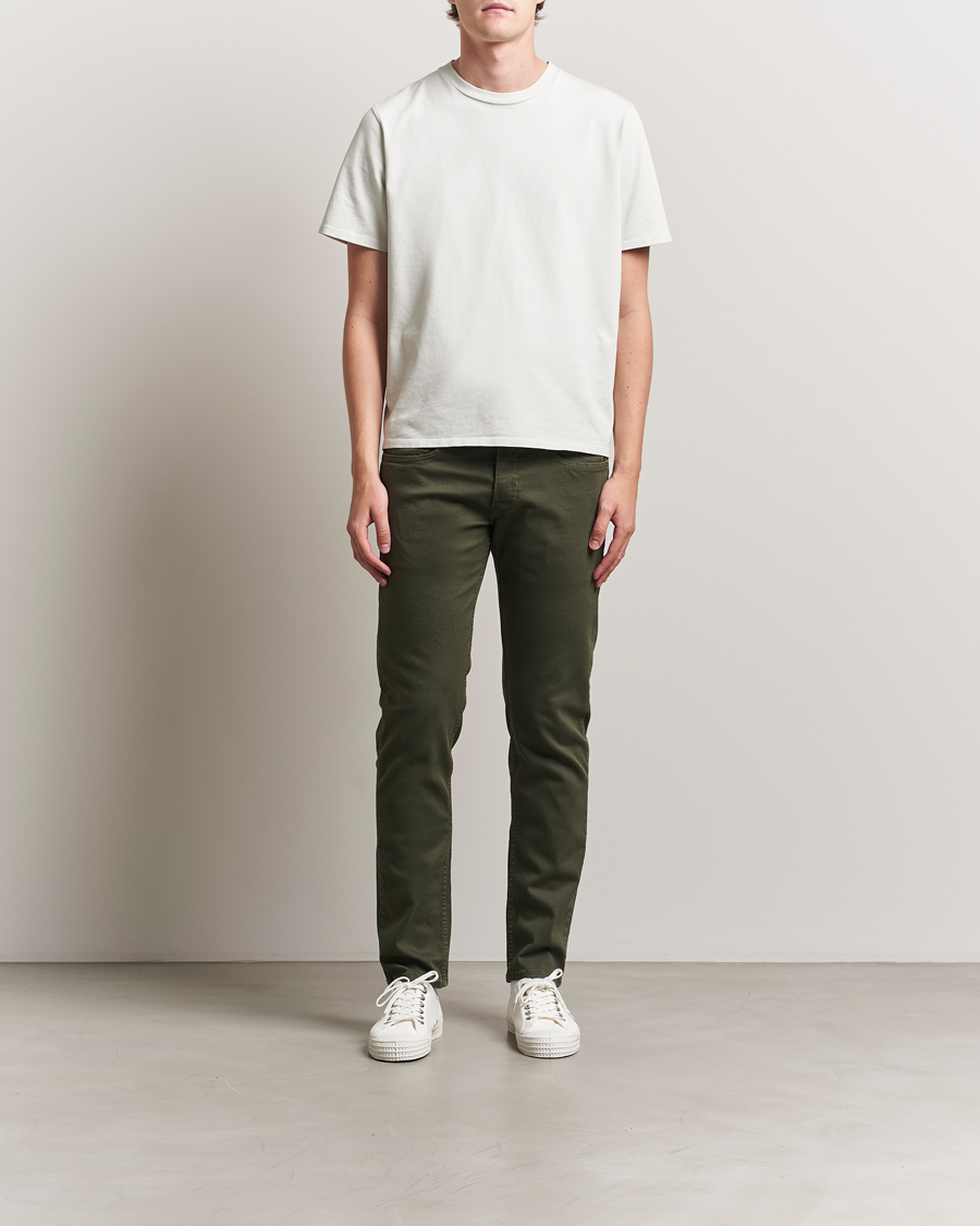 Herren | Hosen | Replay | Grover Bullstretch 5-Pocket Pants Dark Green