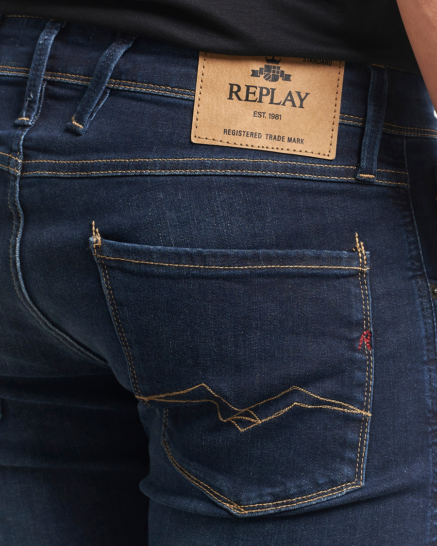 Herren | Jeans | Replay | Anbass Powerstretch Jeans Dark Blue