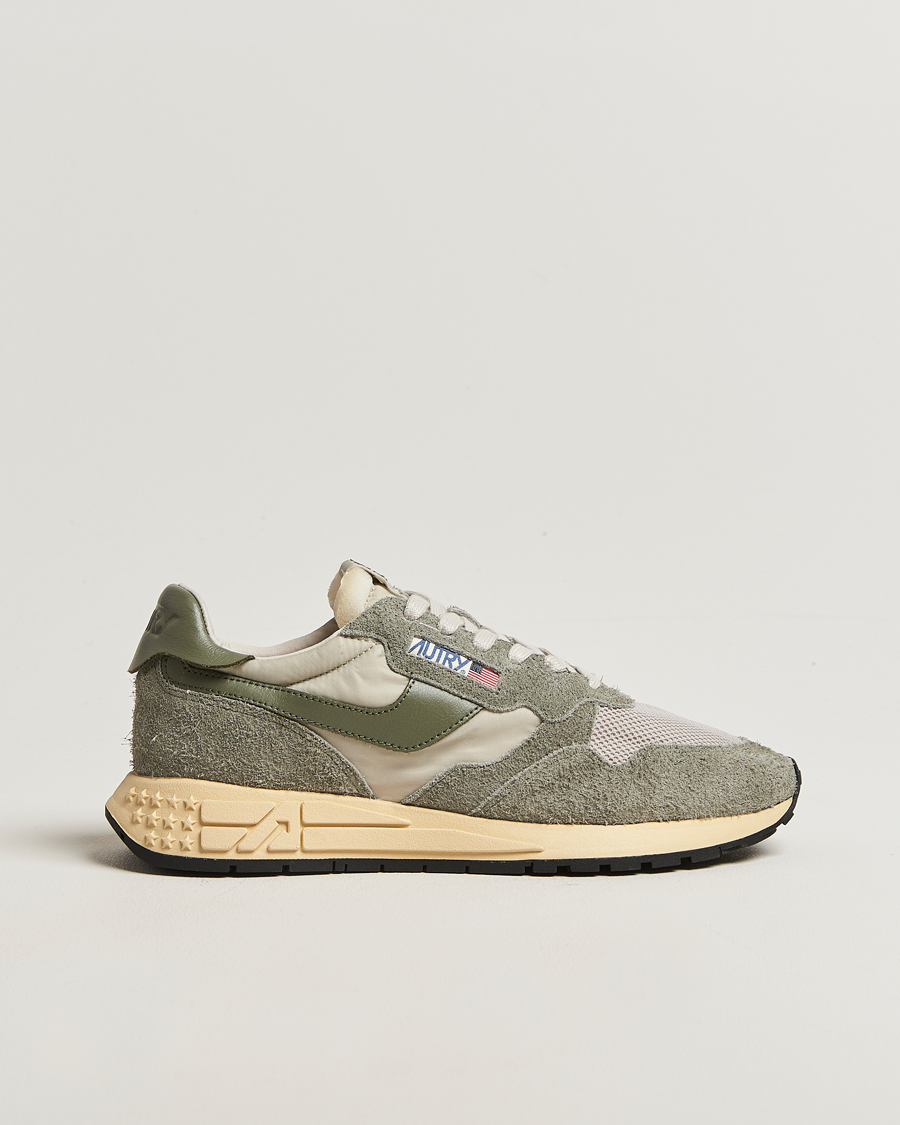 Herren | Autry Reelwind Running Sneaker Grey/Green | Autry | Reelwind Running Sneaker Grey/Green