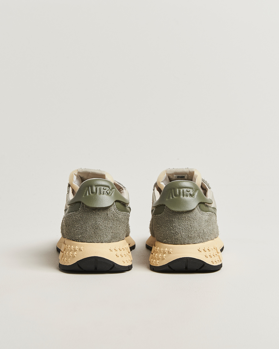 Herren | Autry Reelwind Running Sneaker Grey/Green | Autry | Reelwind Running Sneaker Grey/Green