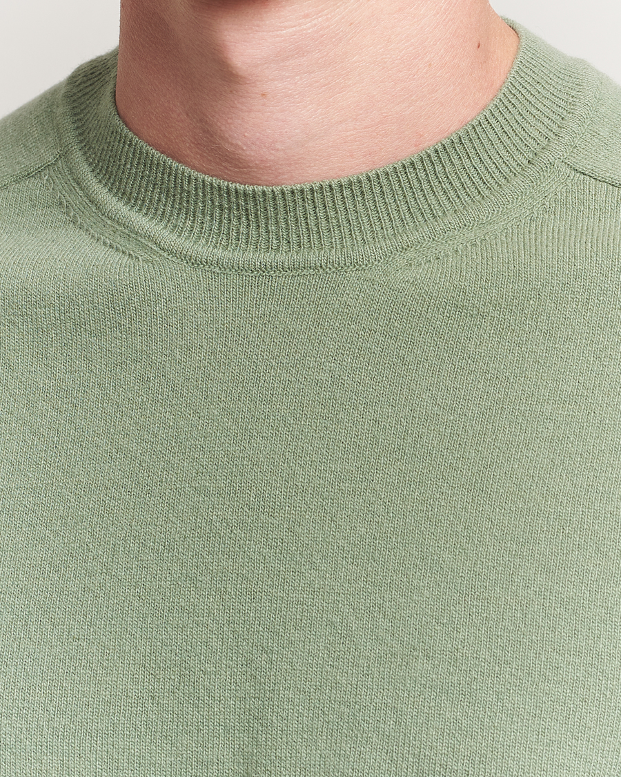 Herren | Pullover | Altea | Wool/Cashmere Crew Neck Pullover Green