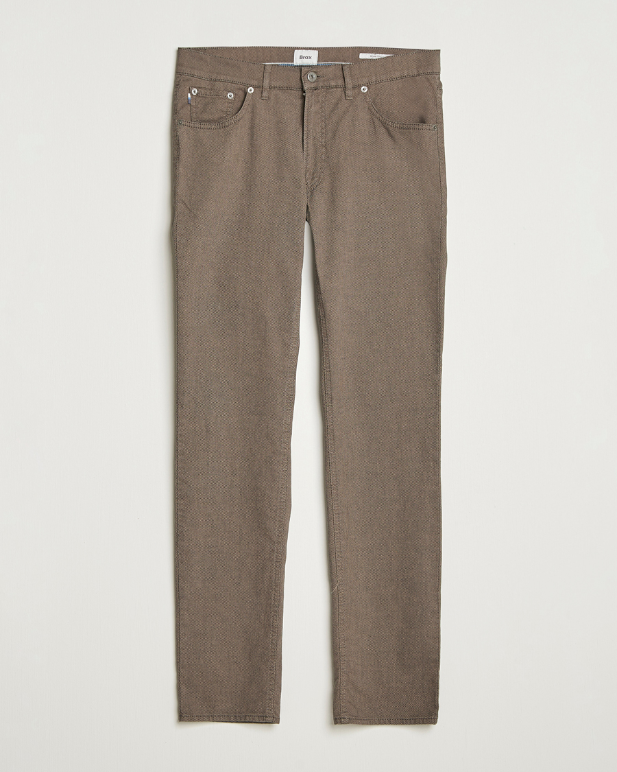 Herren | Hosen | Brax | Chuck Hi-Flex 5-Pocket Pants Walnut