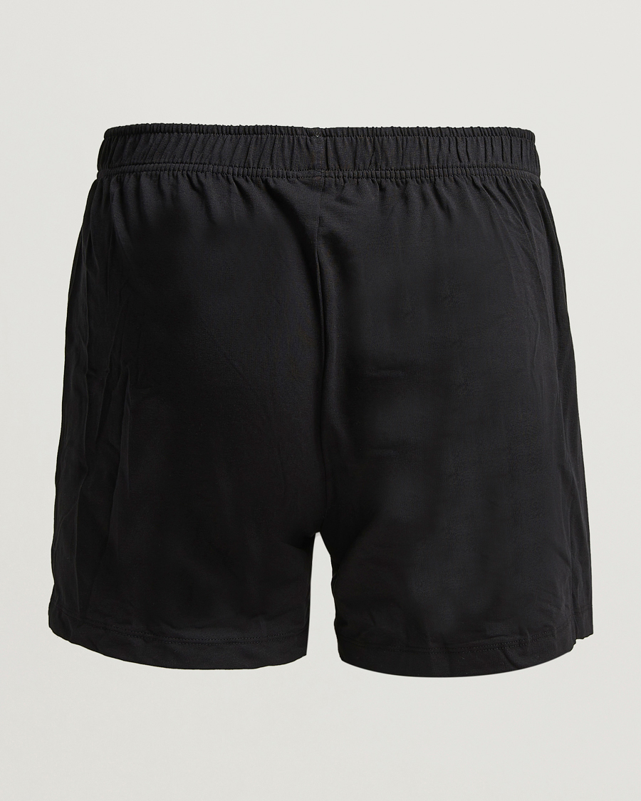 Herren | Unterwäsche | Bread & Boxers | 2-Pack Jersey Boxer Shorts Black