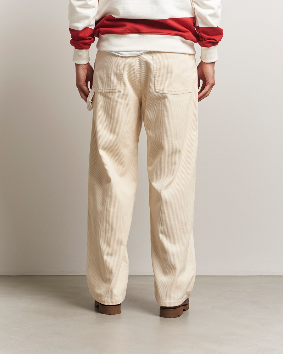Herren | Hosen | Drôle de Monsieur | Baggy Corduroy Workwear Pants Ecru