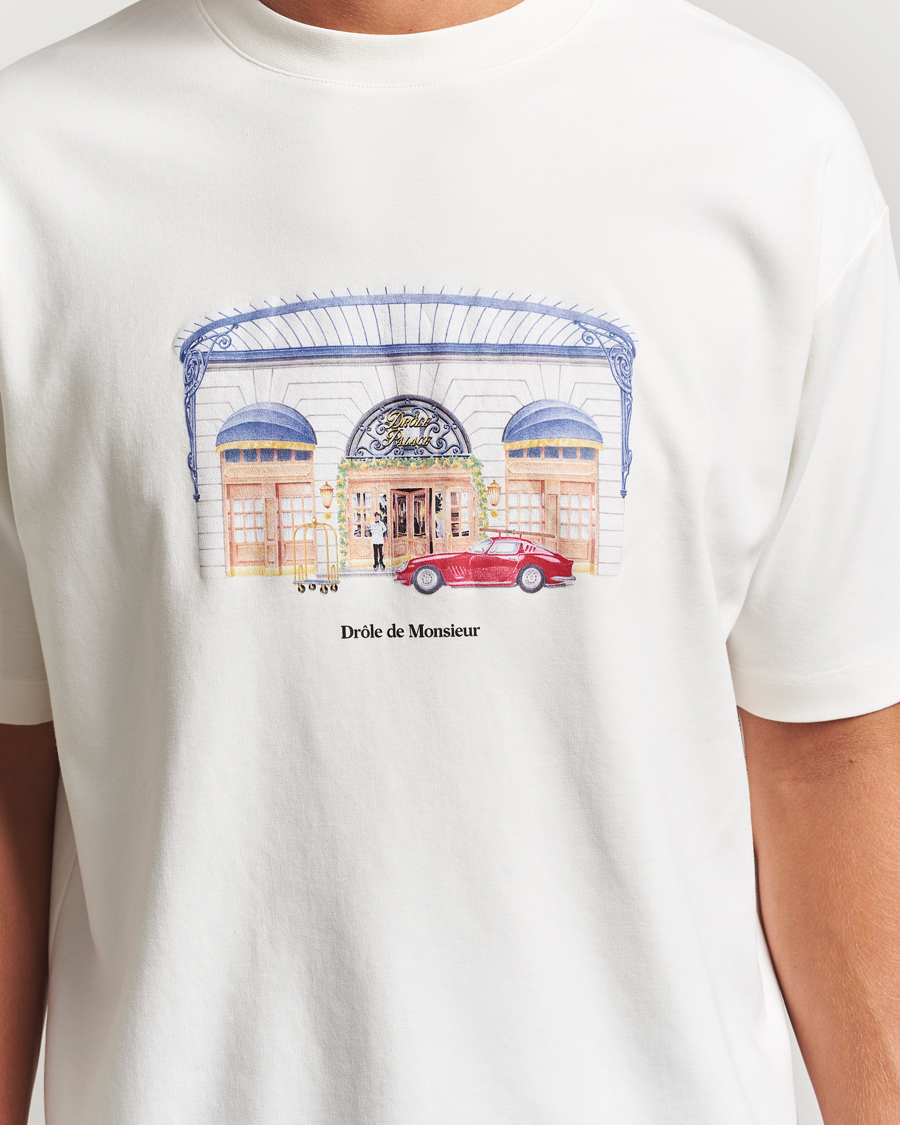 Herren | T-Shirts | Drôle de Monsieur | Palace T-Shirt Off White