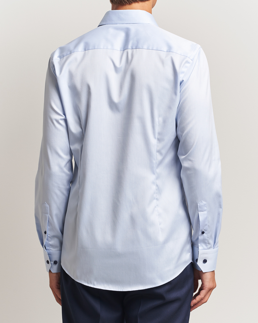 Herren | Hemden | Eton | Slim Fit Signature Twill Contrast Shirt Light Blue