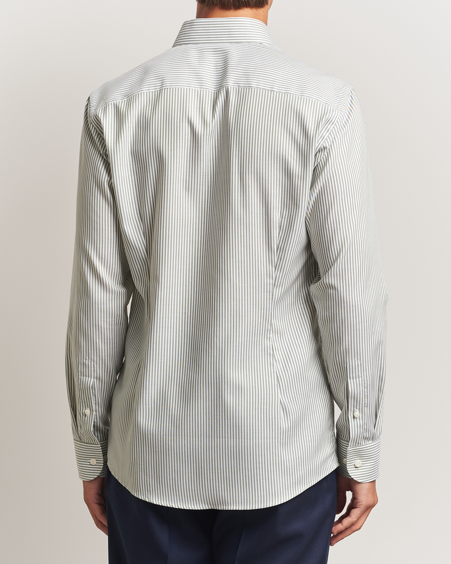 Herren | Hemden | Eton | Slim Fit Bengal Striped Oxford Shirt Green