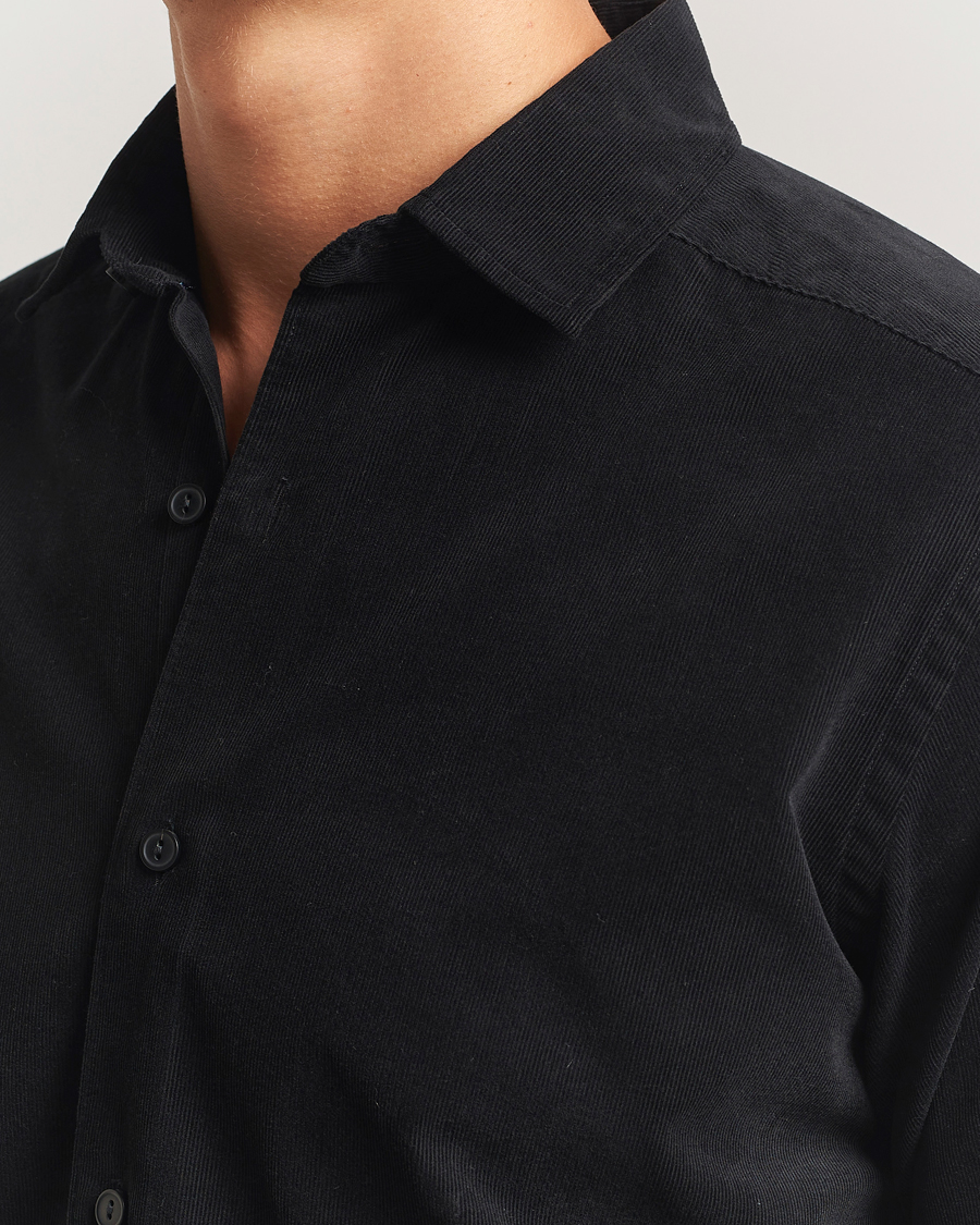 Herren | Hemden | Eton | Casual Fit Corduroy Shirt Black