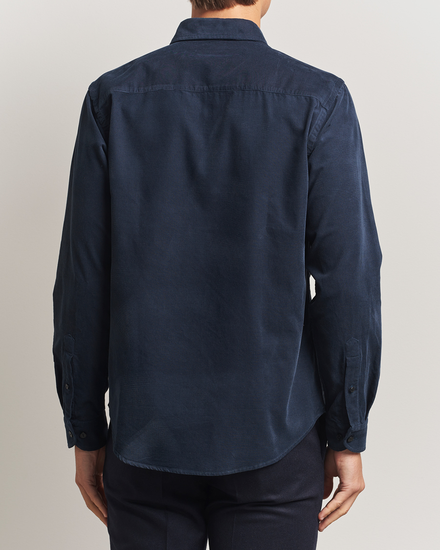 Herren | Hemden | Eton | Casual Fit Corduroy Shirt Navy
