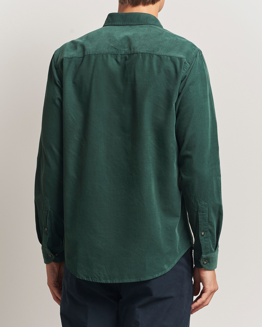 Herren | Hemden | Eton | Casual Fit Corduroy Shirt Dark Green