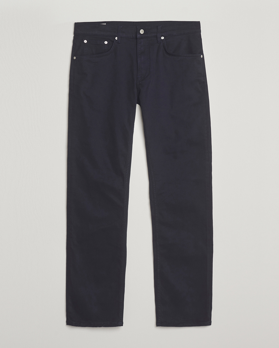 Herren | Hosen | Gant | Regular Fit Moleskin 5-Pocket Trousers Evening Blue