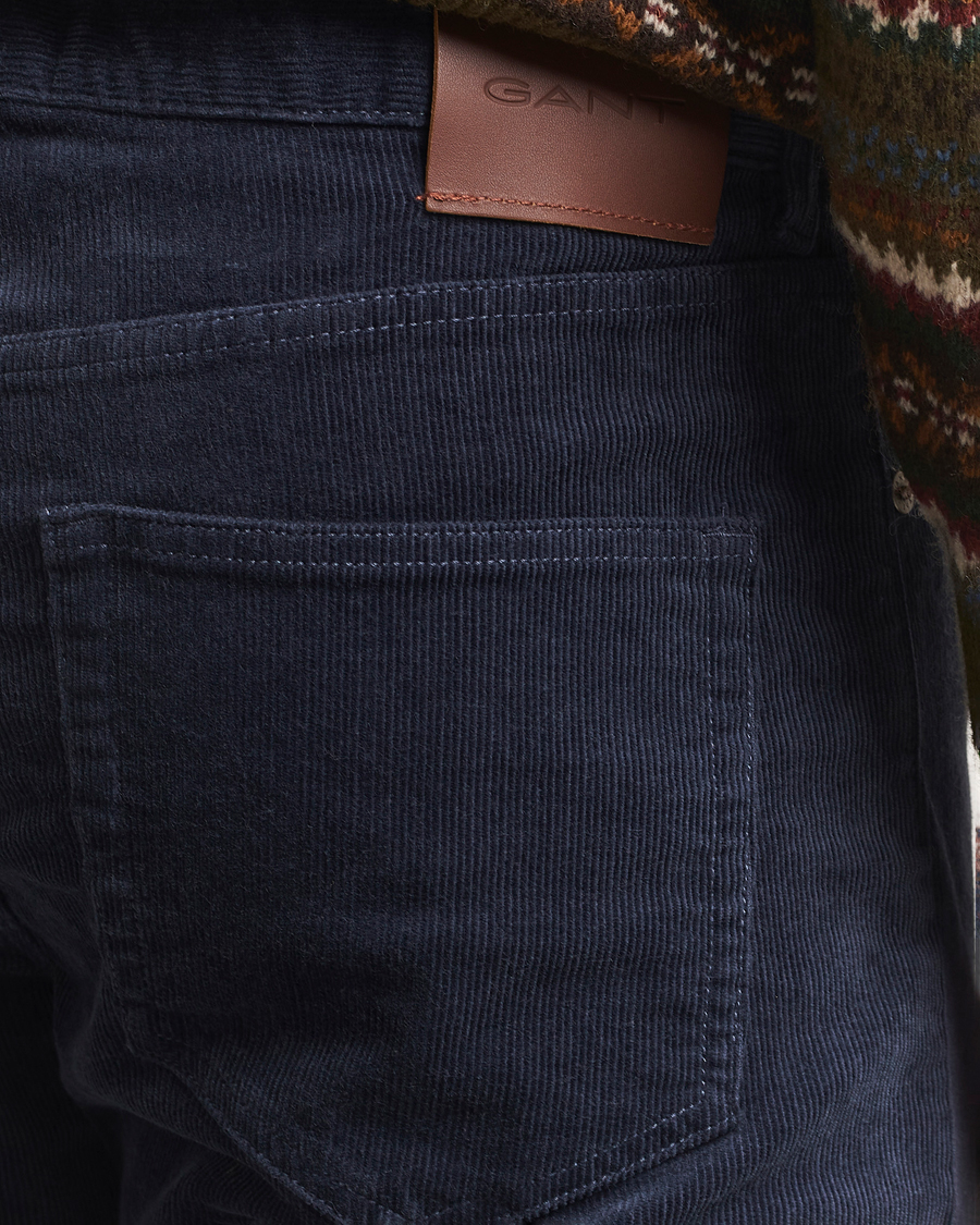 Herren | Hosen | Gant | Cord 5-Pocket Jeans Evening Blue