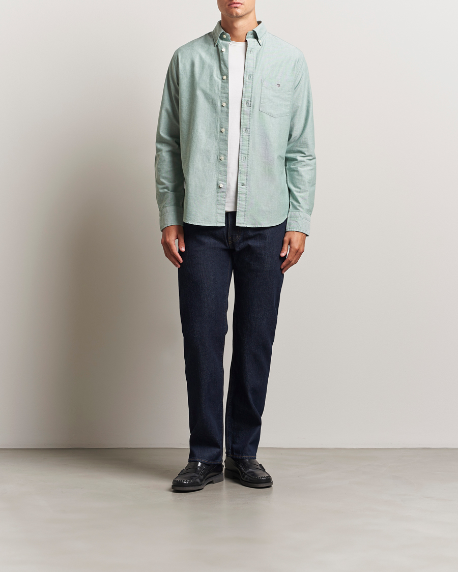 Herren | Hemden | Gant | Regluar Fit Classic Oxford Shirt Forest Green