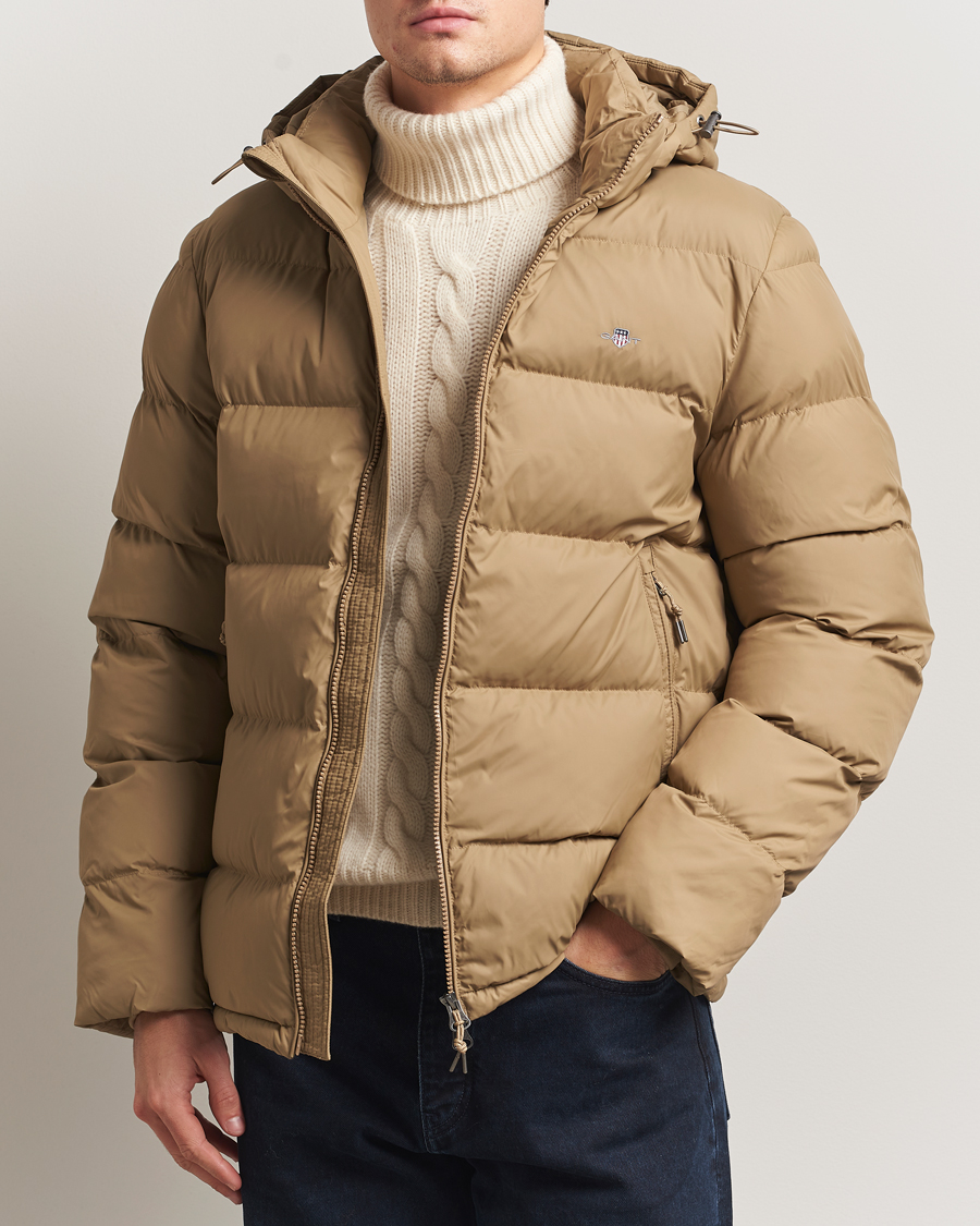 Herren | Jacken | Gant | The Active Cloud Down Jacket Light Taupe