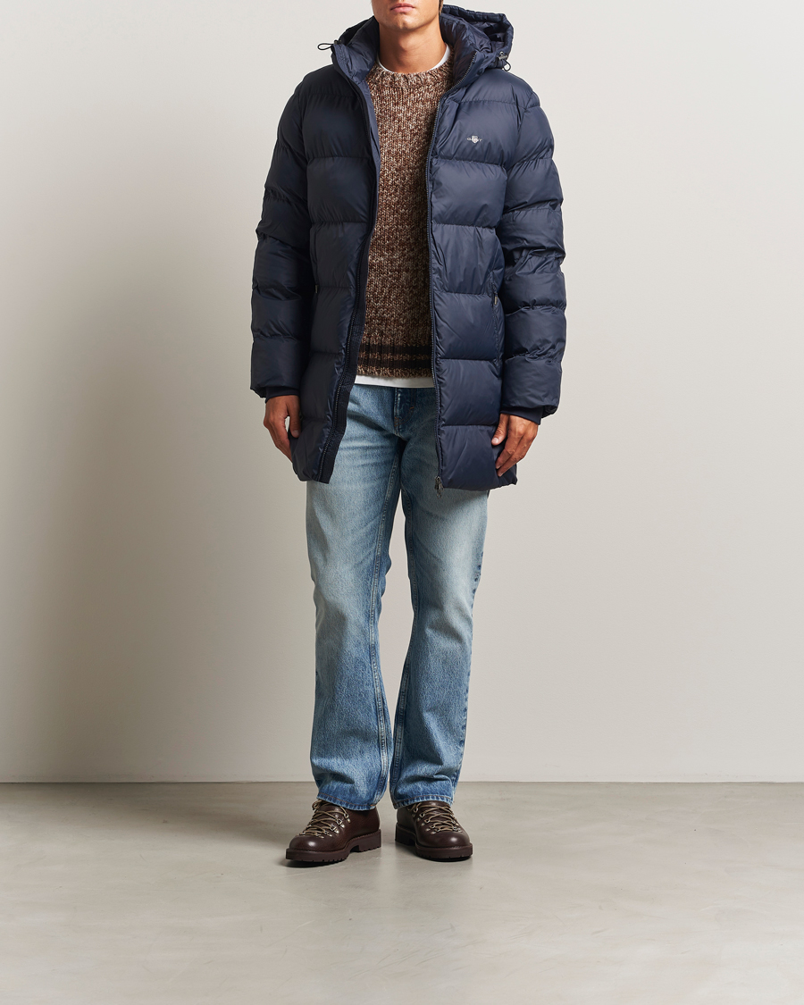 Herren | Jacken | GANT | The Active Cloud Mid Length Jacket Evening Blue
