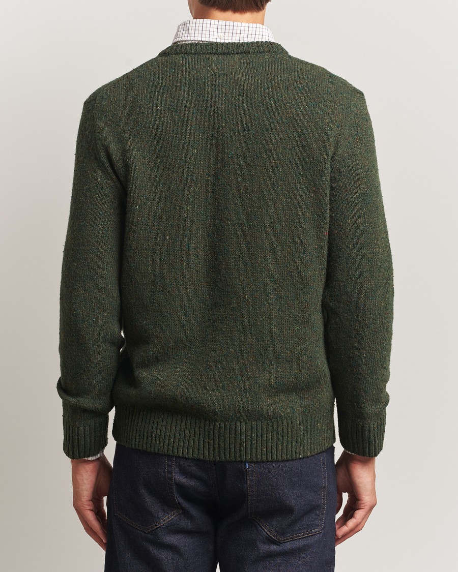 Herren | Pullover | GANT | Neps Wool Crew Neck Country Green