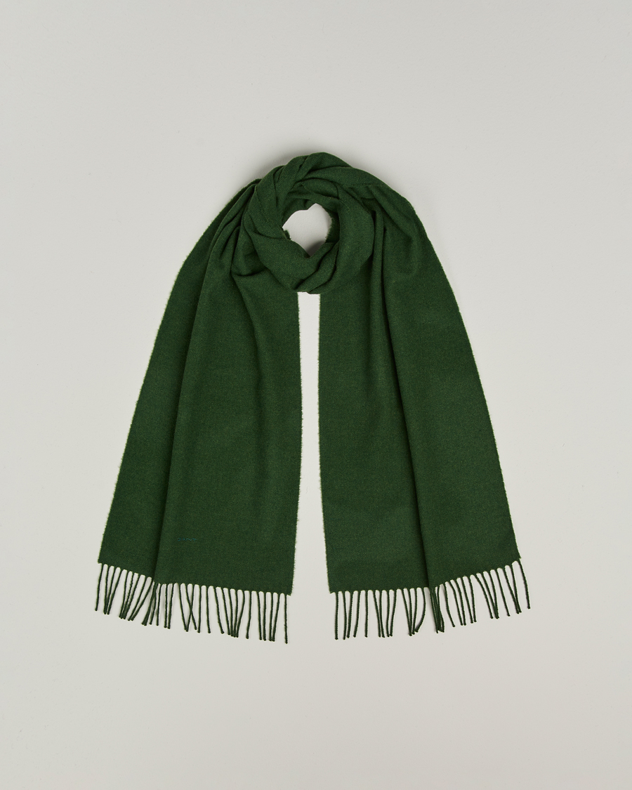 Herren | GANT Wool Scarf Country Green | GANT | Wool Scarf Country Green