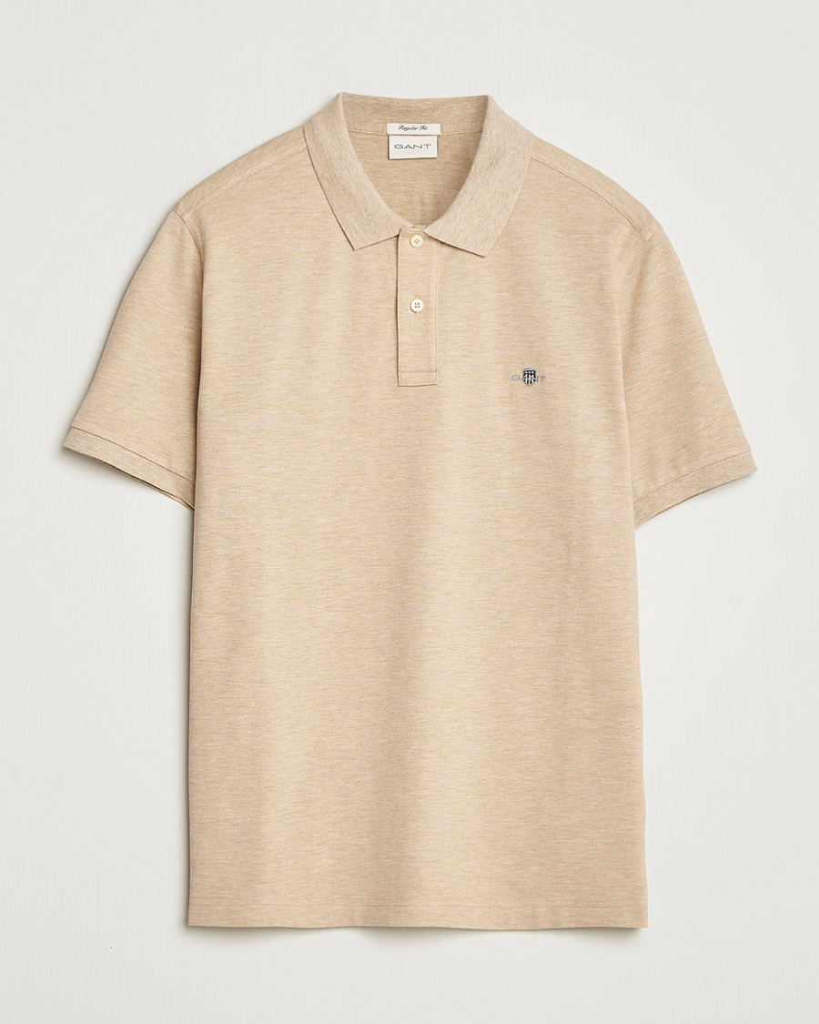 Herren | Poloshirts | GANT | The Original Polo Khaki Melange