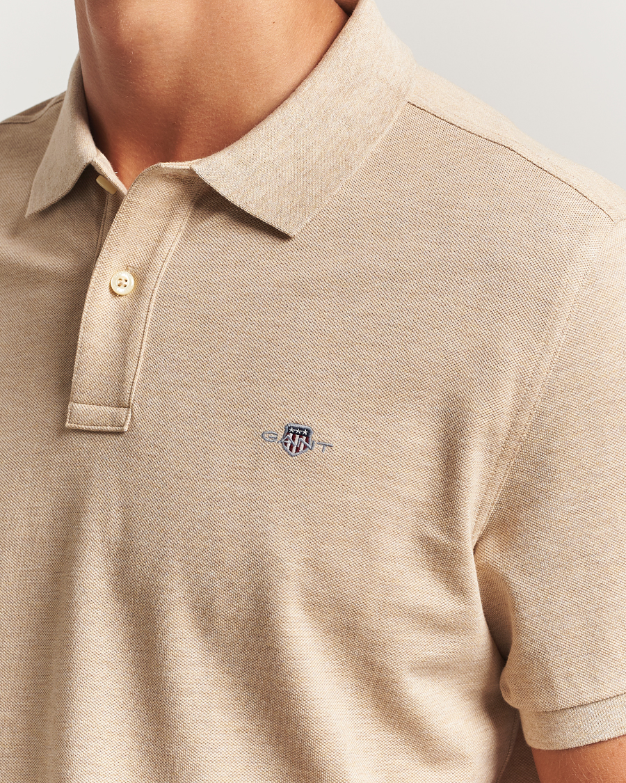 Herren | Poloshirts | GANT | The Original Polo Khaki Melange
