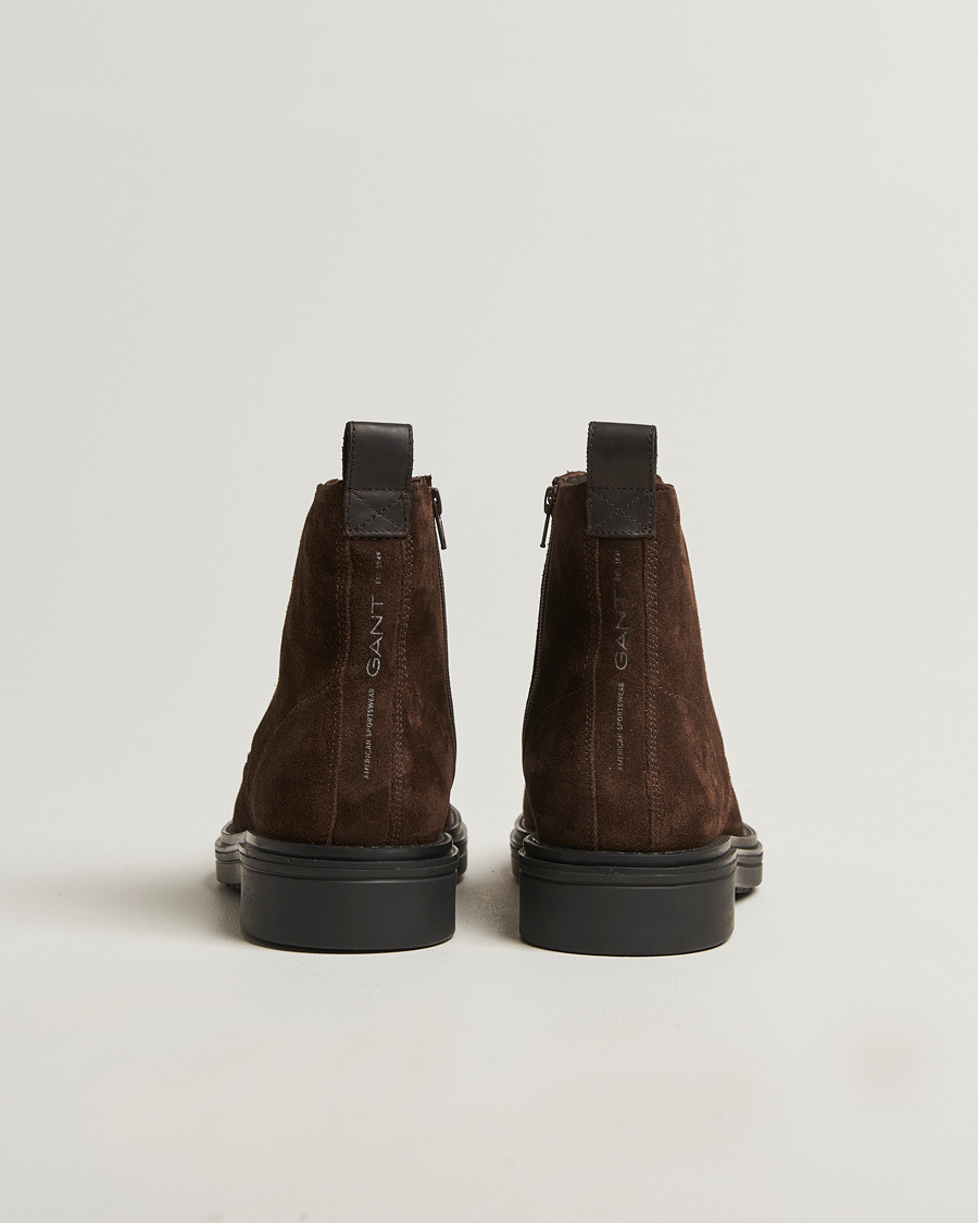 Herren | Boots | Gant | Boggar Suede Boot Espresso Brown