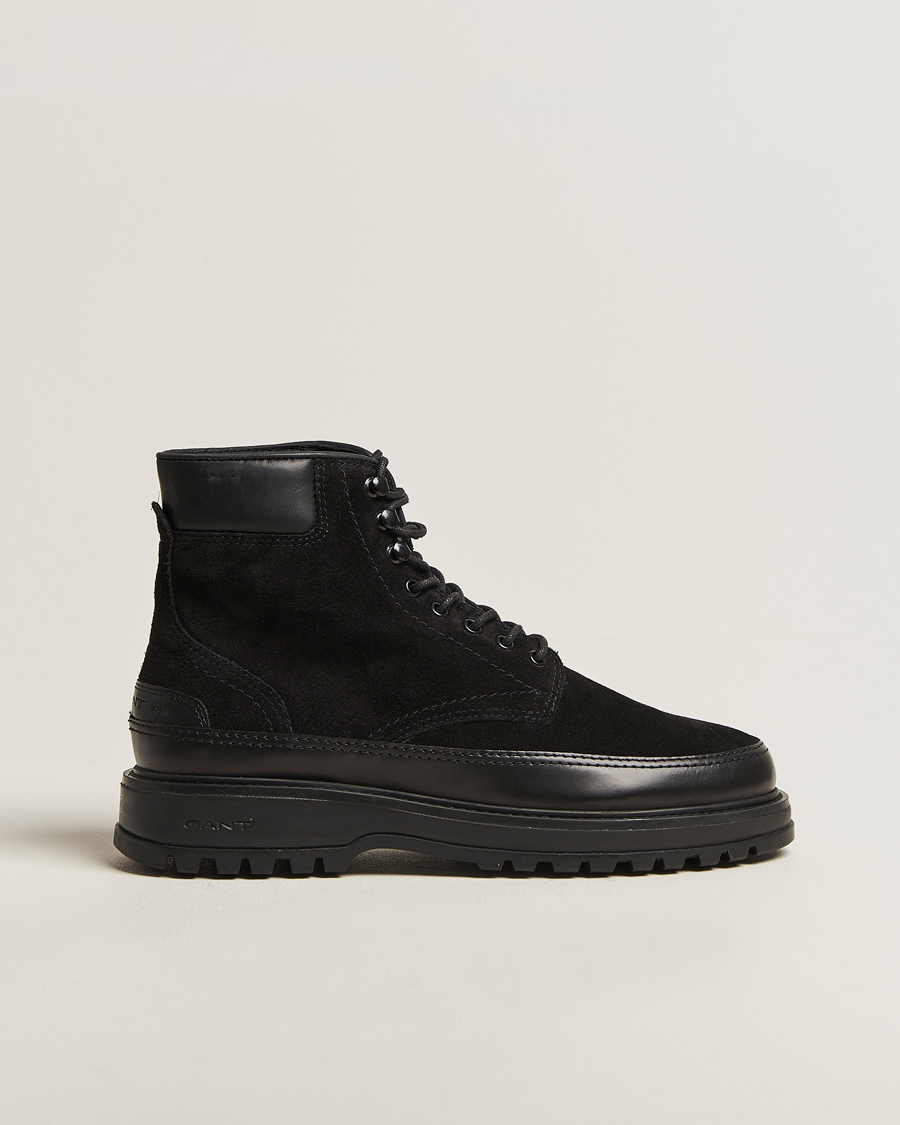 Herren | Boots | Gant | Clafton Felt Lined Suede Boot Black