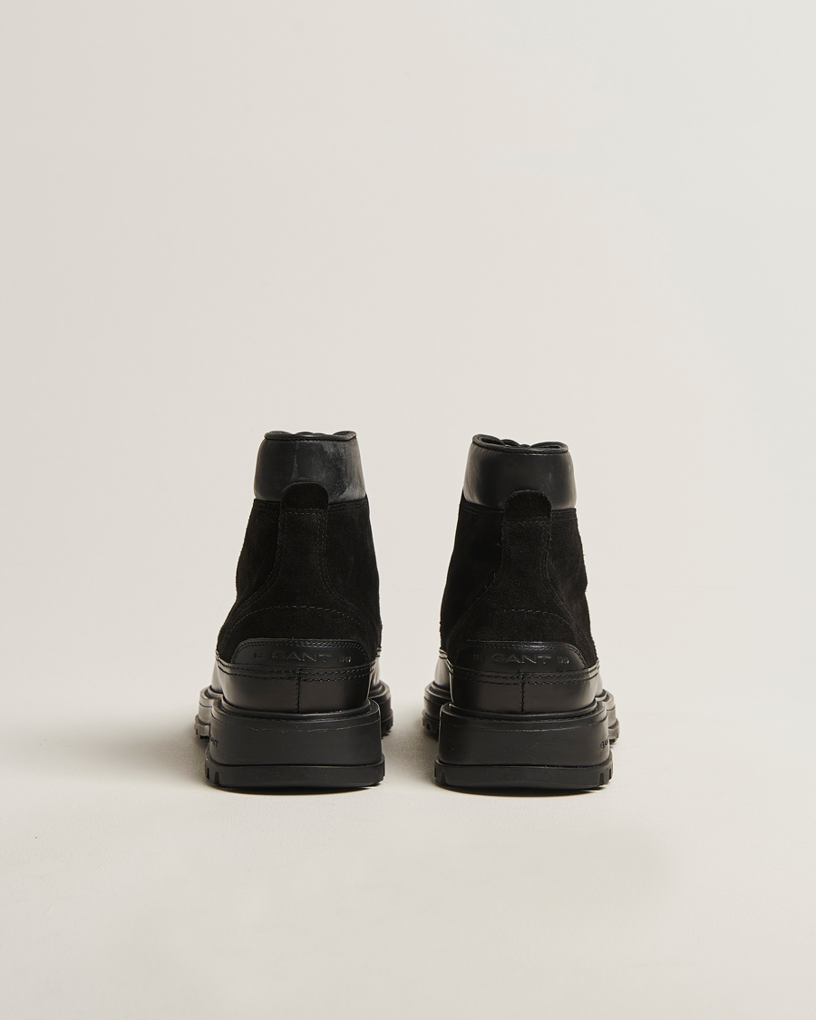 Herren | Boots | Gant | Clafton Felt Lined Suede Boot Black