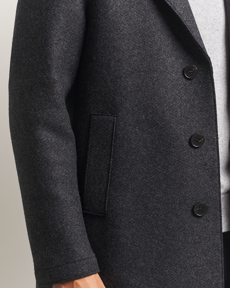 Herren | Jacken | Harris Wharf London | Cashmere Blend Overcoat Anthracite