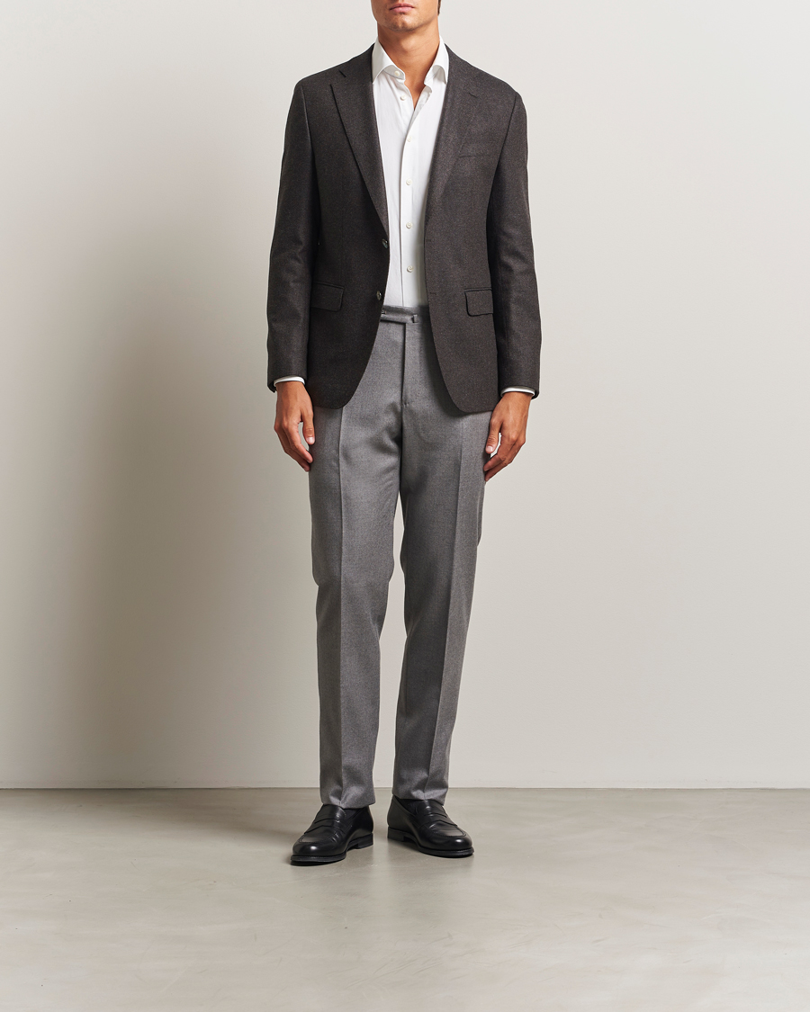 Herren | Sakkos | BOSS BLACK | Hutson Wool Blazer Dark Brown