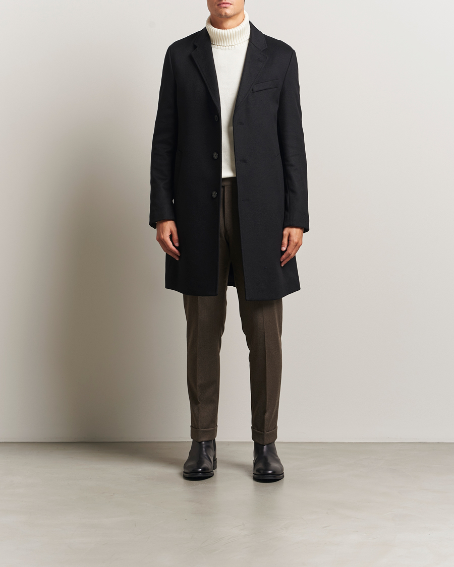 Herren | Jacken | BOSS BLACK | Hyde Wool Coat Black