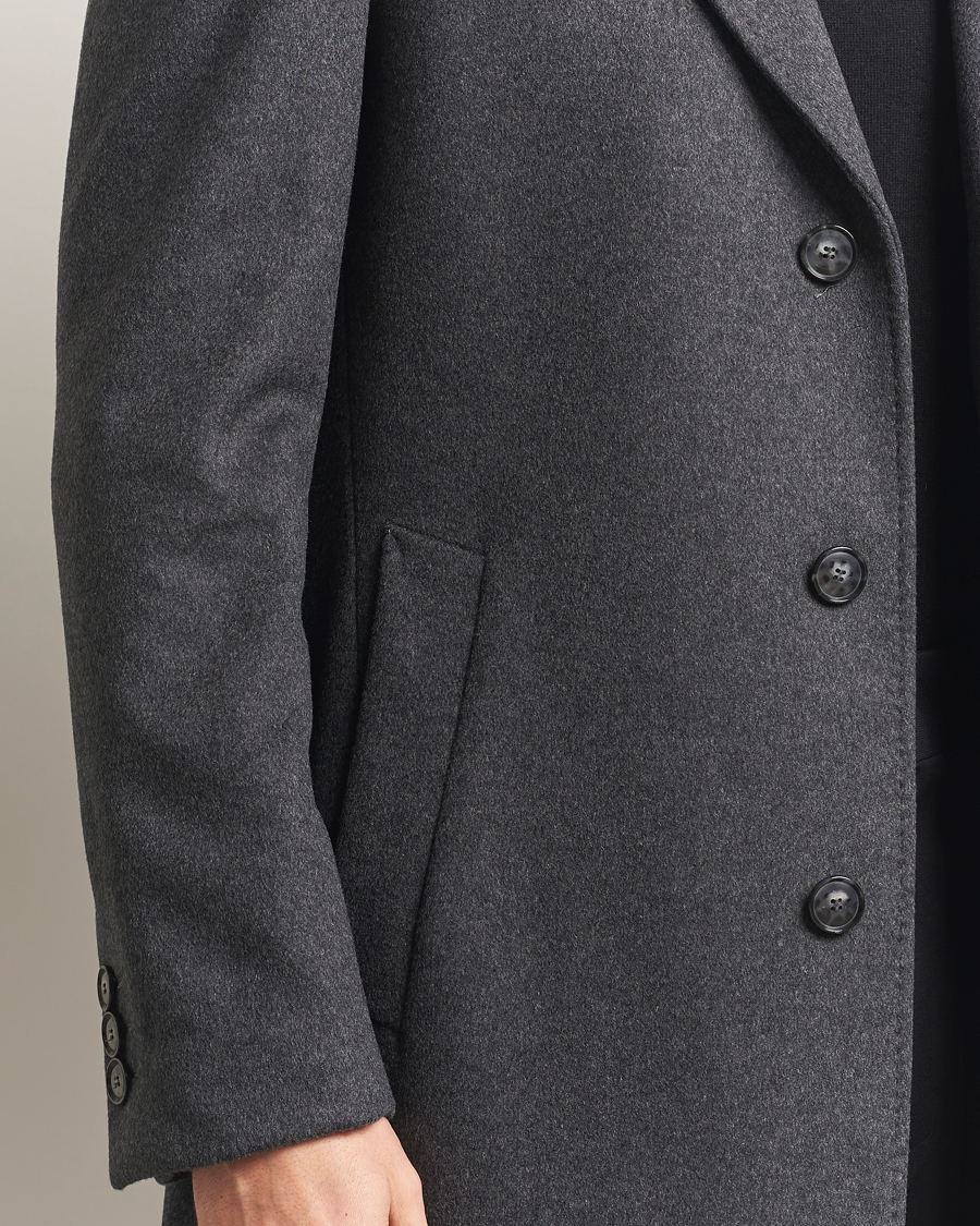 Herren | Jacken | BOSS BLACK | Hyde Wool Coat Medium Grey