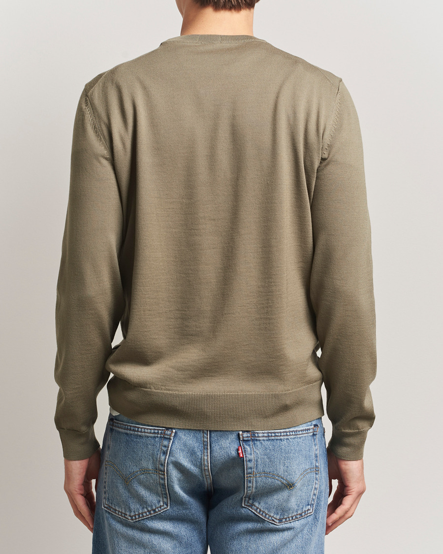 Herren | Pullover | BOSS BLACK | Botto Merino Knitted Pullover Open Brown