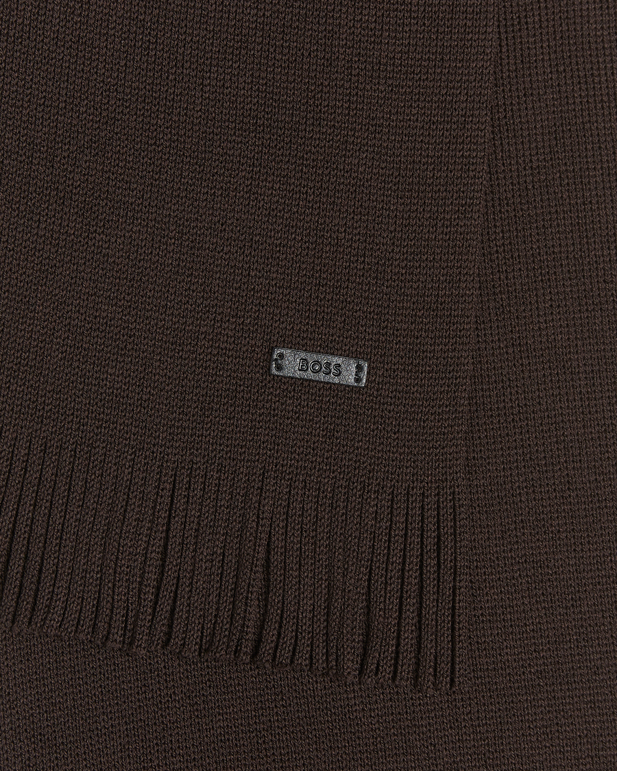 Herren | Schals | BOSS BLACK | Albas Wool Scarf Dark Brown