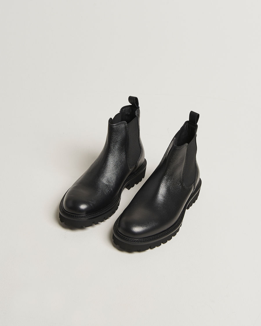 Herren | Boots | BOSS BLACK | Julyo Leather Chelsea Boot Black
