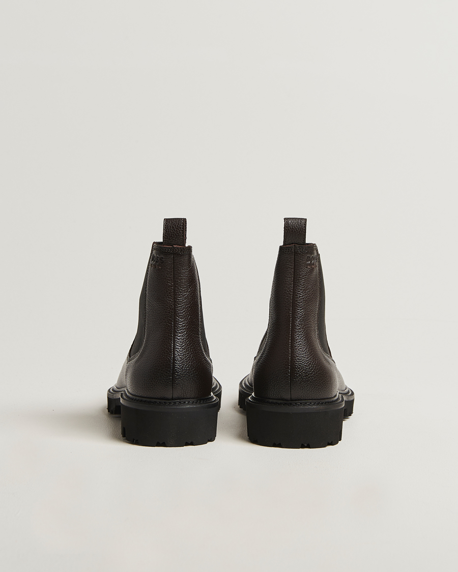 Herren | Boots | BOSS BLACK | Julyo Leather Chelsea Boot Dark Brown