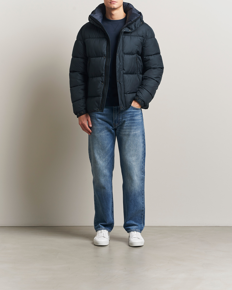 Herren | Jacken | BOSS ORANGE | Omaris Down Hooded Jacket Dark Blue