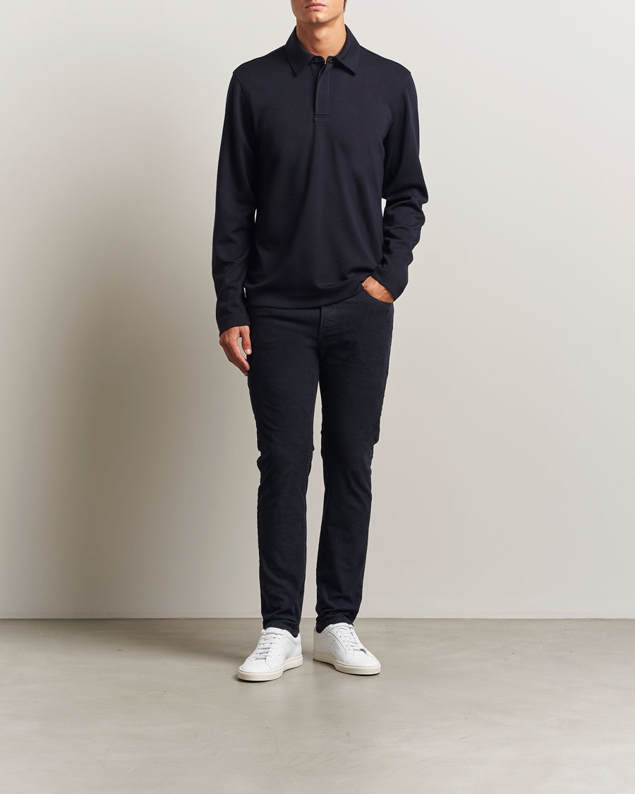 Herren | Hosen | BOSS ORANGE | Delaware Corduroy Cotton 5-Pocket Pants Dark Blue