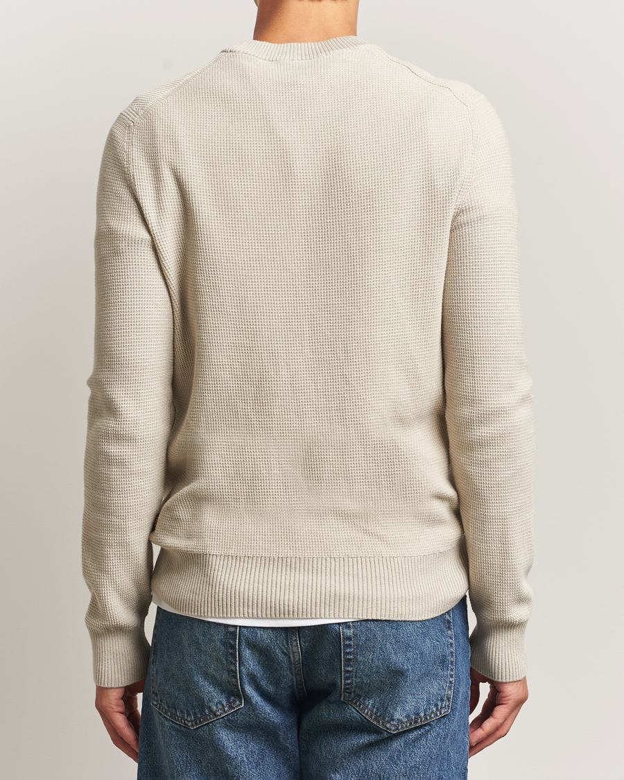 Herren | Pullover | BOSS ORANGE | Klapok Knitted Crew Neck Sweater Light Beige