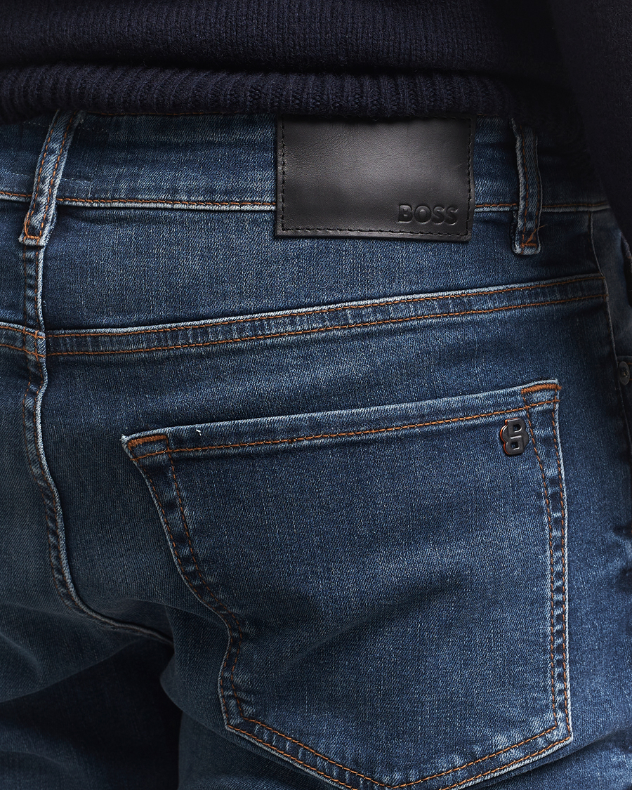 Herren | Jeans | BOSS ORANGE | Re.Maine Regular Fit Jeans Dark Blue