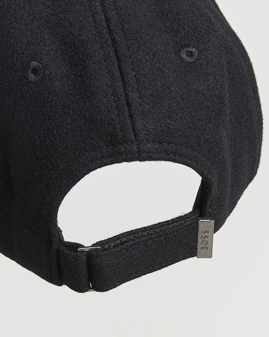 Herren | Hüte & Mützen | BOSS ORANGE | Derrel Wool Cap Black