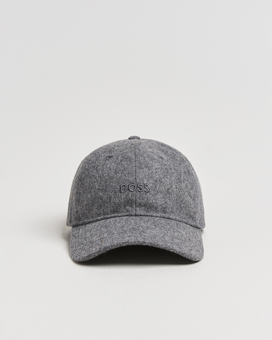 Herren | BOSS ORANGE Derrel Wool Cap Open Grey | BOSS ORANGE | Derrel Wool Cap Open Grey