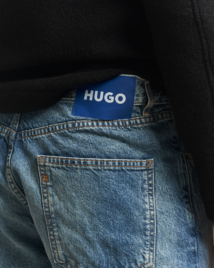 Herren | Jeans | HUGO | Jonah Straight Fit Jeans Medium Blue