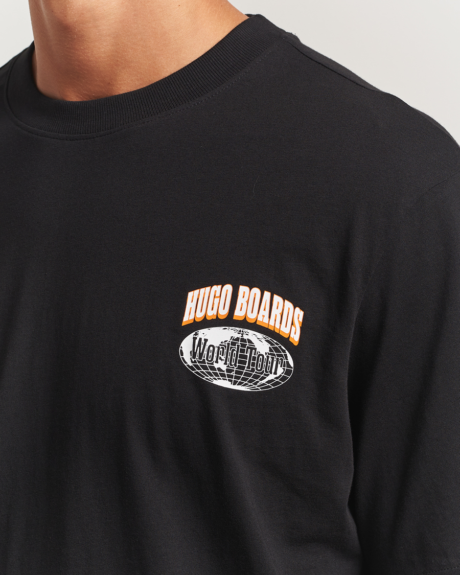 Herren | T-Shirts | HUGO | Nartupix Logo T-Shirt Black