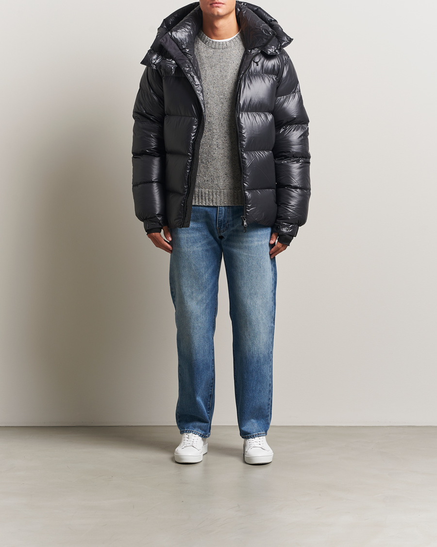 Herren | Jacken | J.Lindeberg | Creek Down Hooded Jacket Black
