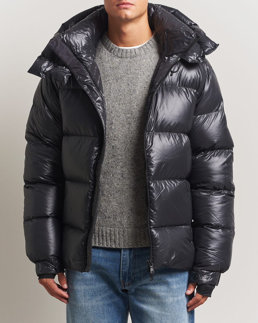 Herren | Jacken | J.Lindeberg | Creek Down Hooded Jacket Black
