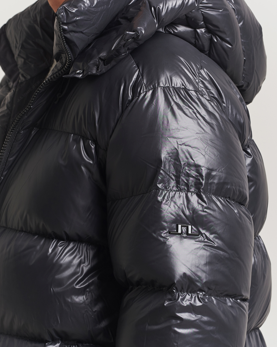 Herren | Jacken | J.Lindeberg | Creek Down Hooded Jacket Black