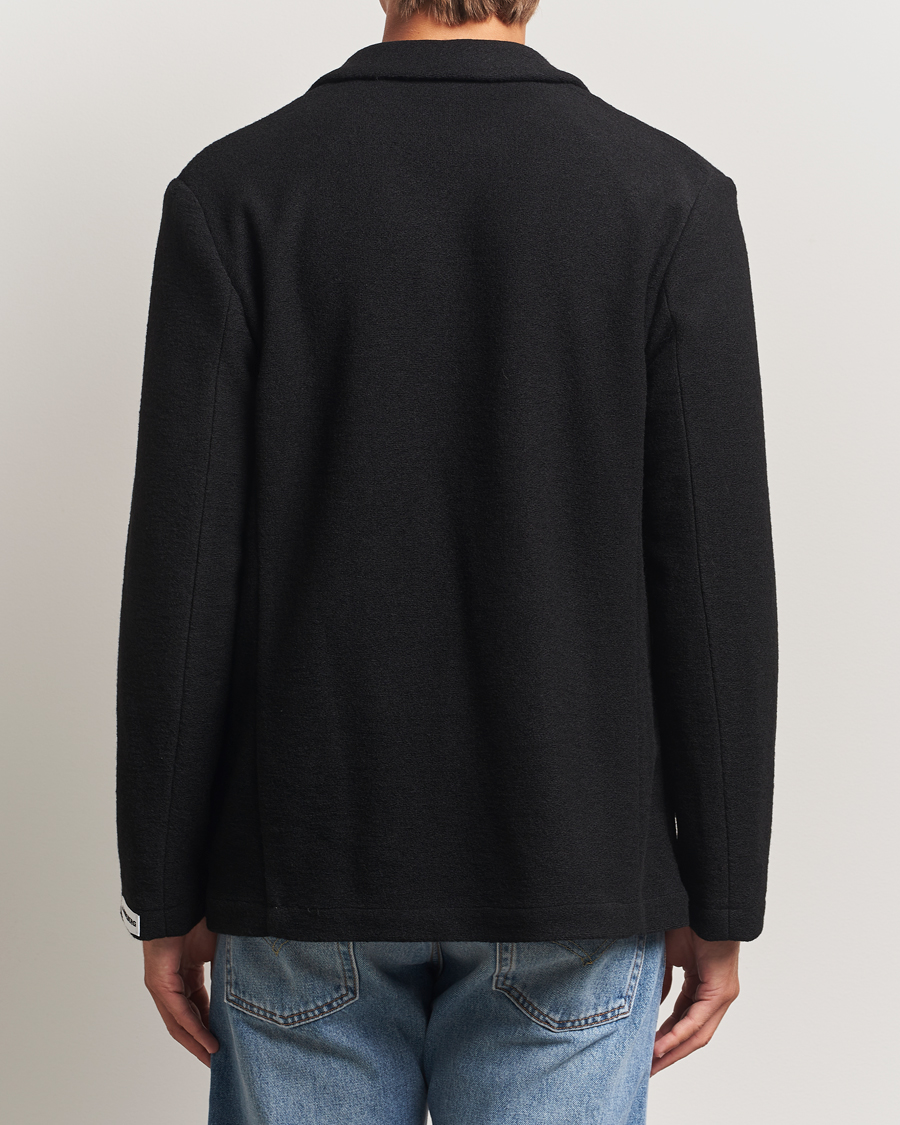 Herren | Sakkos | J.Lindeberg | Calvon Wool Knitted Blazer Black